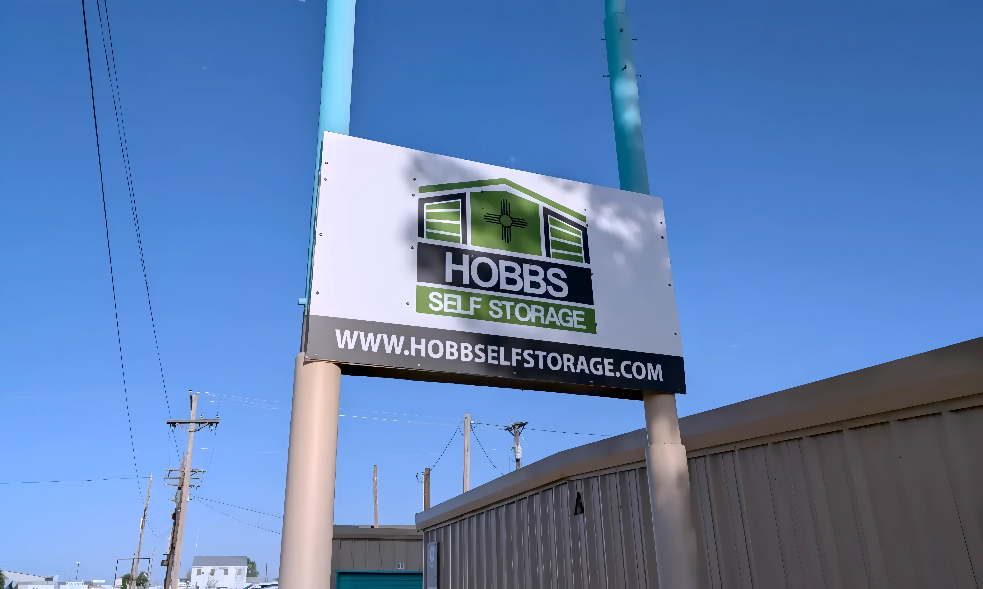 West Broadway Place self storage in Hobbs, NM offering outdoor drive up storage, 88240